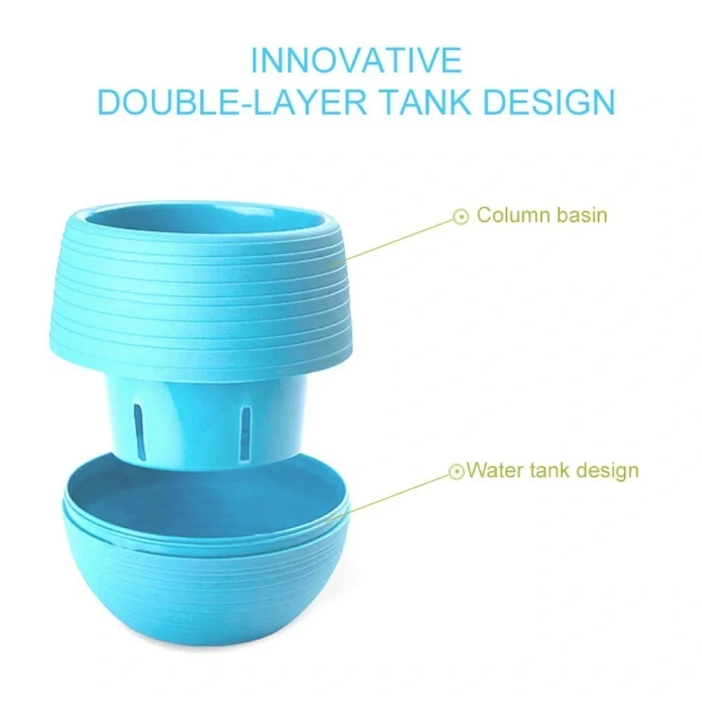 Unbreakable Blue Succulent Planter Pot